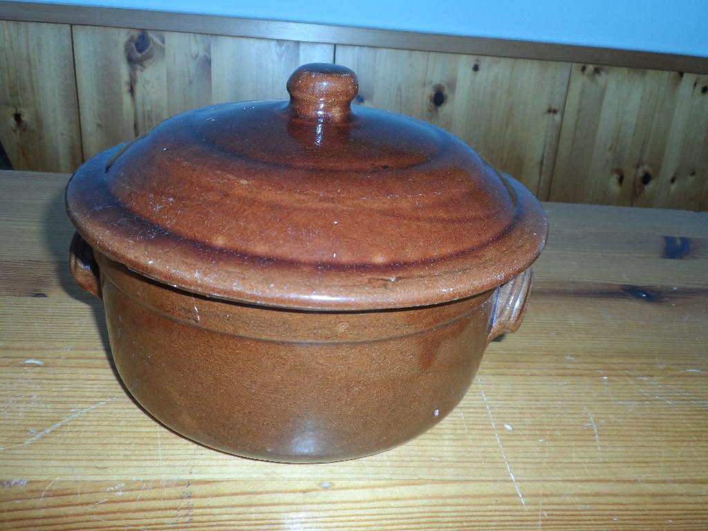 Ovenschaal - digoin france - bruin, Ophalen of Verzenden