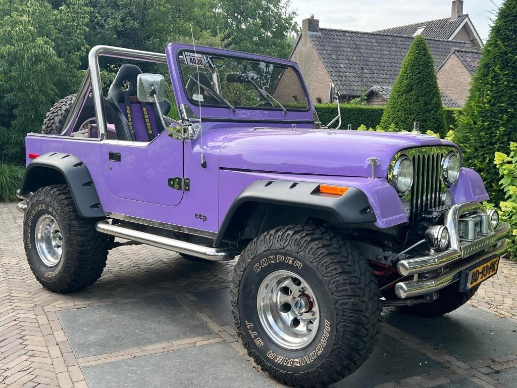 Jeep CJ7 Renegade DSL 4WD V8 1982, Auto's, Jeep, Automaat, Overige kleuren, Cabriolet, Vierwielaandrijving