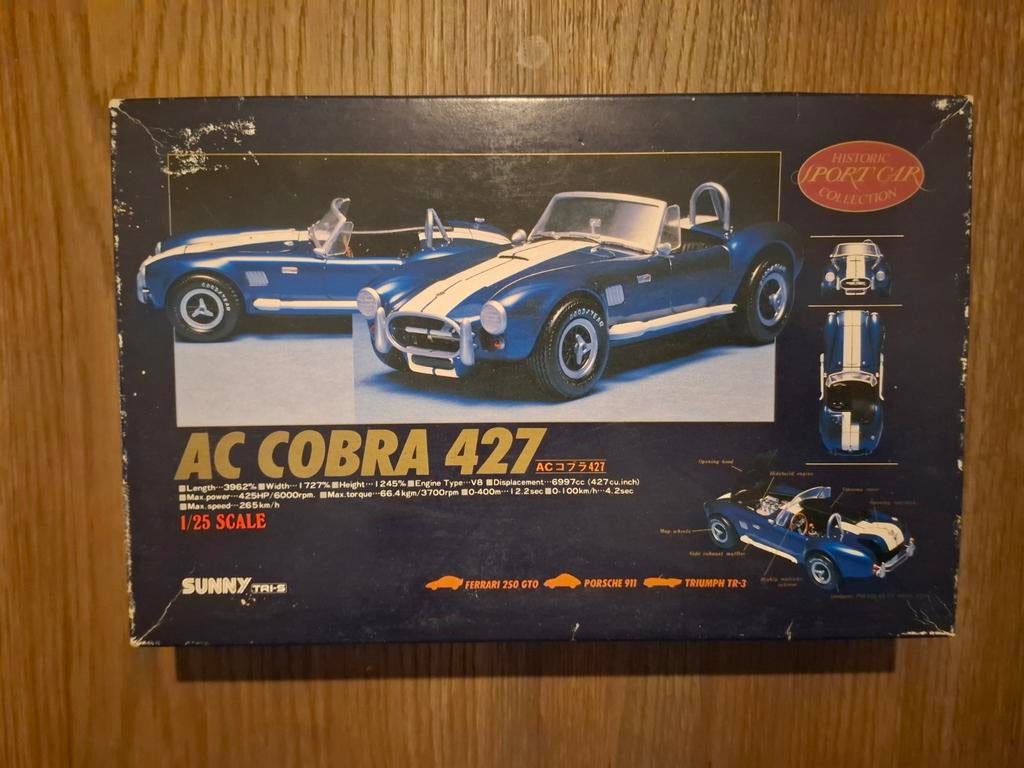 Bouwdoos Sunny AC cobra 427, Overige merken, Tank, 1:32 tot 1:50, Ophalen of Verzenden