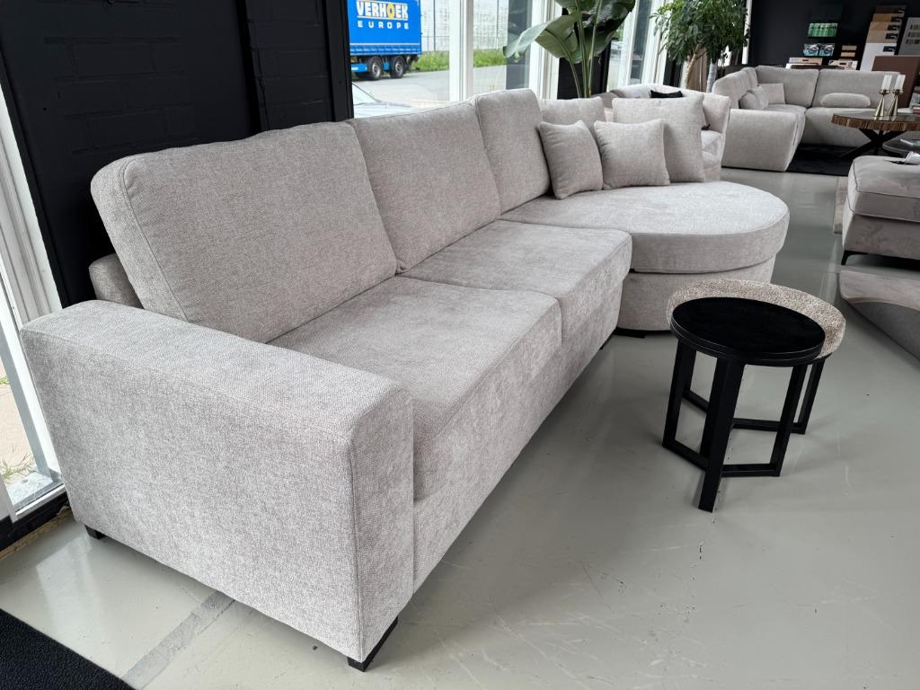 Direct leverbaar| Boucle hoekbank | cirkel eiland | Utrecht, Ophalen, 125 tot 150 cm, 4131 NH, Hoekbank