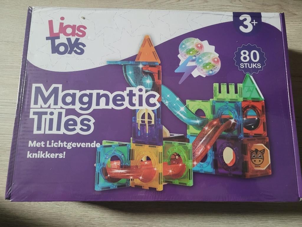 80 stuks light magnetic knikkerbaan, Kinderen en Baby's, Overige merken, ., Nieuw, Ophalen of Verzenden