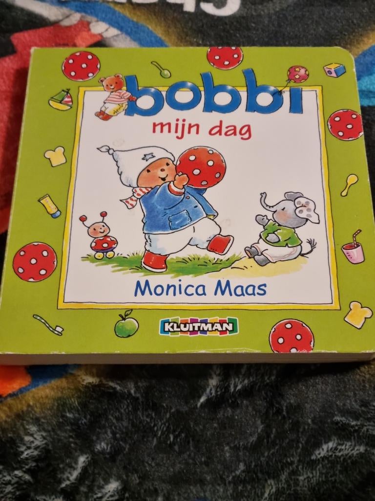 Bobbi - Mijn Dag - Monica Maas, Ophalen of Verzenden, Monica Maas, Gelezen, Uitklap-, Voel- of Ontdekboek