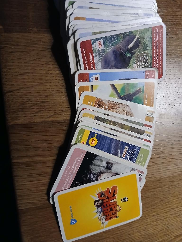 Albert Heijn Super Dieren kaartjes 2011 en 2012, Verzamelen, Supermarktacties, Albert Heijn, Ophalen of Verzenden