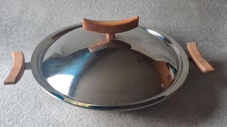 TOPSTAAT Spring Switzerland 41/01 RVS wok, wadjan -   35cm, Ophalen of Verzenden, Zo goed als nieuw, Rvs, Wok