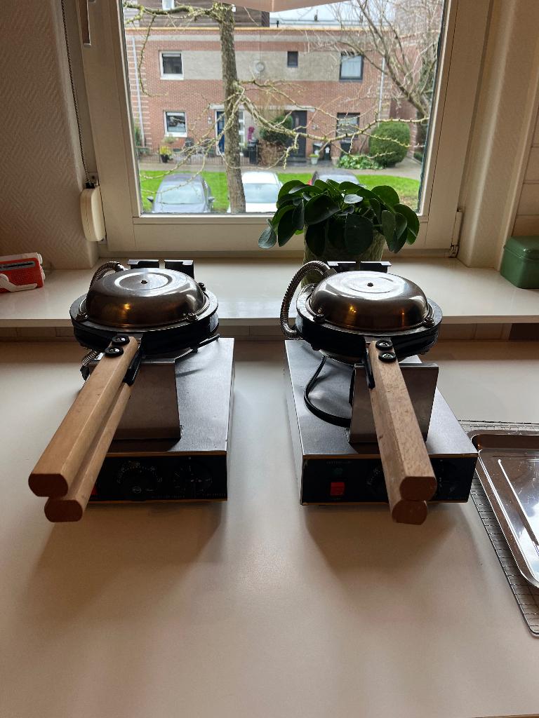 Bubble Waffle ijzers, Witgoed en Apparatuur, Ophalen, Zo goed als nieuw