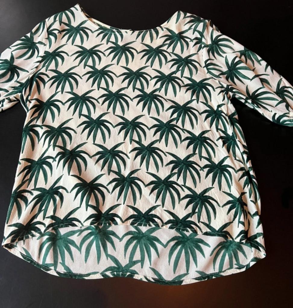 Pom Amsterdam shirt met print - Maat M, Ophalen of Verzenden, Maat 38/40 (M)