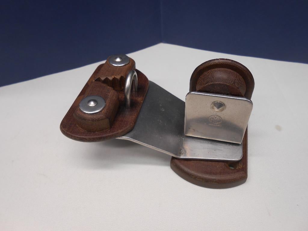 Grootschootblok klem, voetblok, 1-schijfs, tot 10 mm lijn, Watersport en Boten, Accessoires en Onderhoud, Ophalen of Verzenden