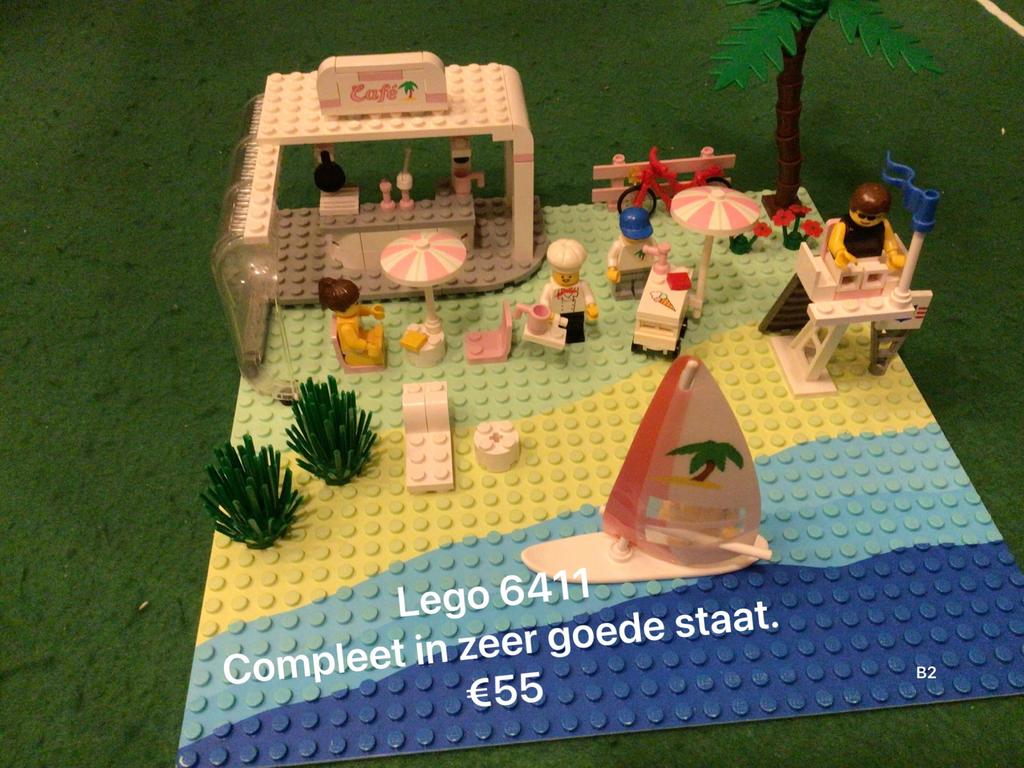 Complete Lego Set 6411 - Paradijseiland, Ophalen of Verzenden, Zo goed als nieuw, Complete set, Lego