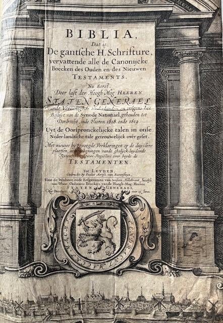 *EERSTE DRUK* Statenbijbel uit 1637, Ophalen of Verzenden