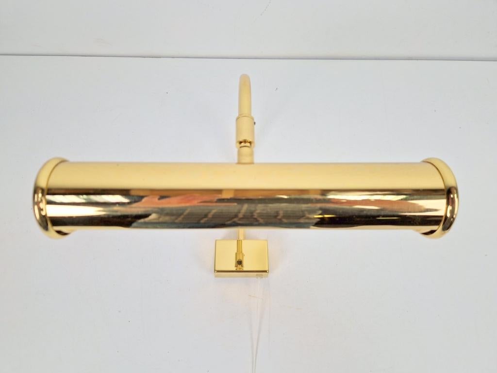 Regency Egoluce messing schilderijlamp kastlamp ’80 lamp, N, N, Vintage, Ophalen of Verzenden