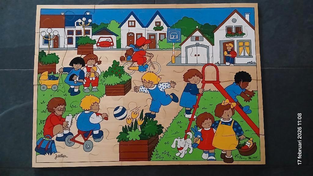 Rolf houten legpuzzel/vloerpuzzel  ( 70 x 50 x 1 cm ) NIEUW, 2 tot 4 jaar, 10 tot 50 stukjes, Nieuw, Ophalen of Verzenden