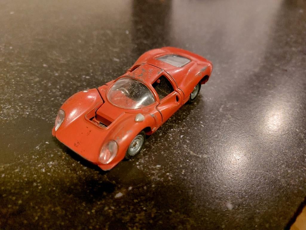 Mebetoys Ferrari P.4 1/43 - Italië, Hobby en Vrije tijd, Modelauto's | 1:18, Gebruikt, Auto, Overige merken, Ophalen of Verzenden