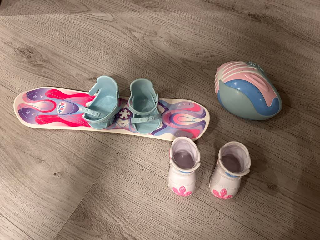 Snowboard baby Born, Ophalen of Verzenden, Zo goed als nieuw