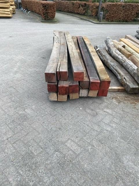 Eiken bezaagd te koop, Ophalen, Zo goed als nieuw, 250 cm of meer, Balken