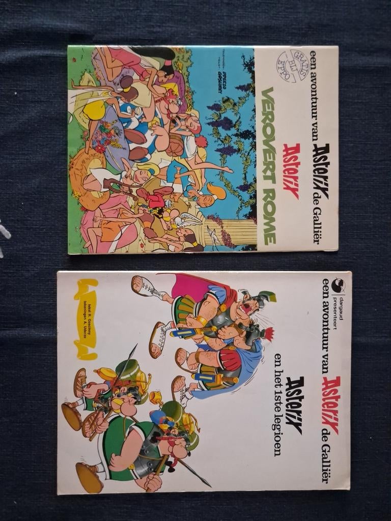 Asterix en Obelix stripboeken, Meerdere stripboeken, Ophalen of Verzenden, Gelezen, Uderzo & Goscinny