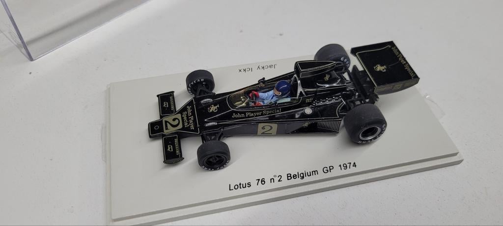 Spark Lotus 76 Belgium GP 1974 Jacky Ickx, Ophalen of Verzenden, Zo goed als nieuw, Auto, Overige merken