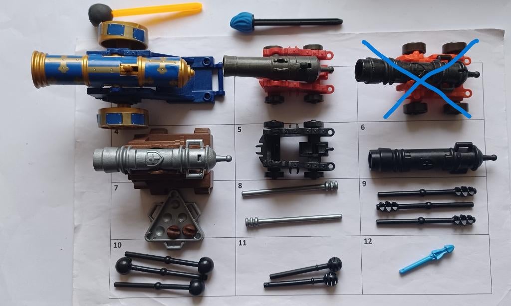playmobil kanonnen, Ophalen of Verzenden, Gebruikt, Los playmobil