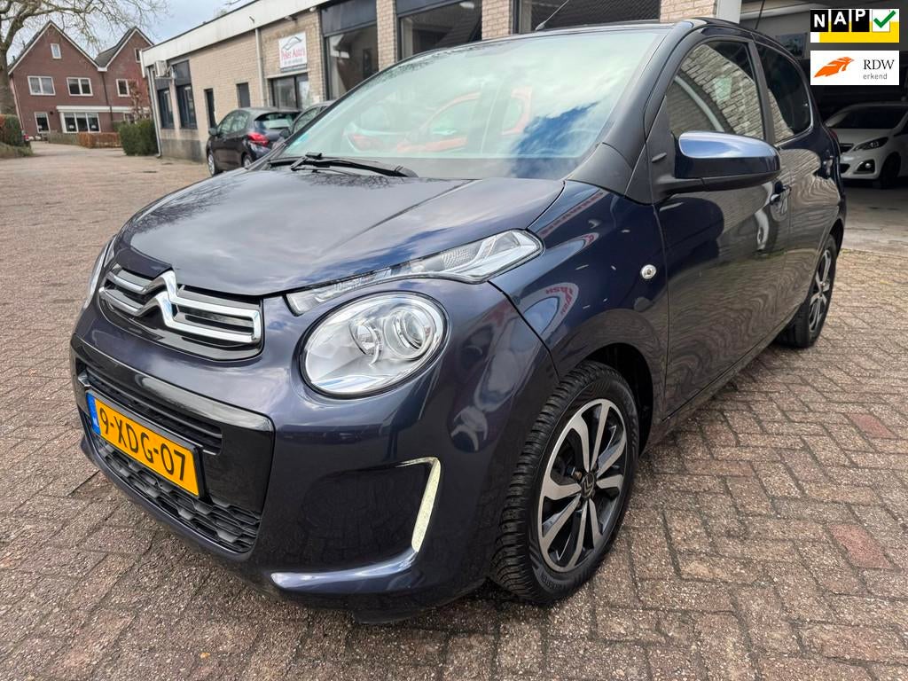 Citroen C1 1.0 e-VTi Shine AIRCO ORG 52216 KM NAP ACHTERUIT, Voorwielaandrijving, Euro 5, Gebruikt, 31 €/maand