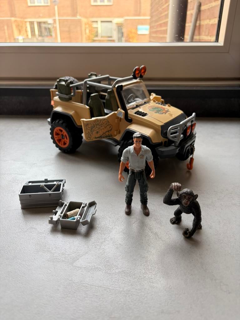 Schleich wild life jeep, Ophalen, Zo goed als nieuw