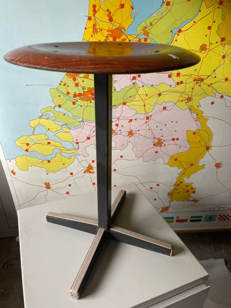 Vintage kruk, Huis en Inrichting, Ophalen, Gebruikt