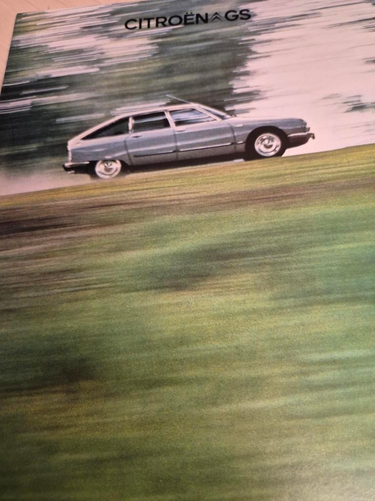1975 dikke uitgave Nederlands Citroën GS óók luxe GS PALLAS, Ophalen of Verzenden, Zo goed als nieuw, Citroën