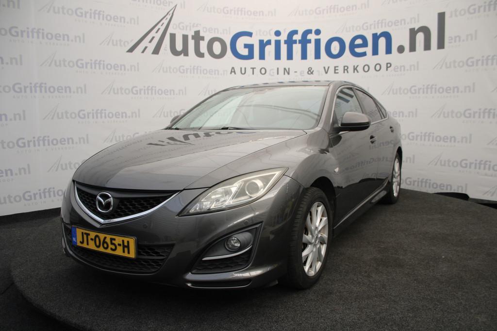Mazda 6 1.8 Business nette hatchback (bj 2011), Voorwielaandrijving, Euro 5, Gebruikt, Zwart
