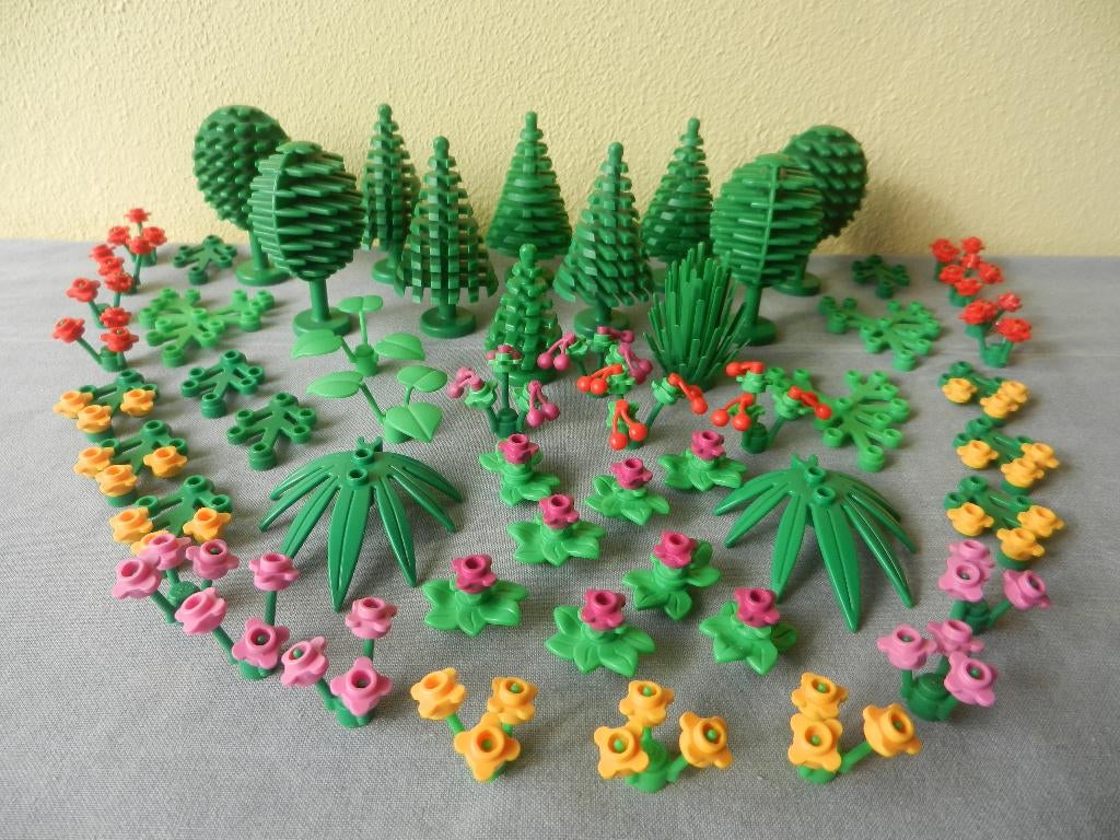 Lego bomen, struiken en bloemen (set 1), Ophalen of Verzenden, Gebruikt
