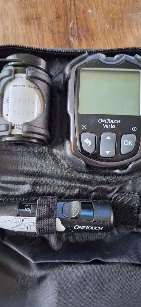 OneTouch Verio Bloedsuikermeter - Compleet met toebehoren, Ophalen of Verzenden, Gebruikt, Overige typen