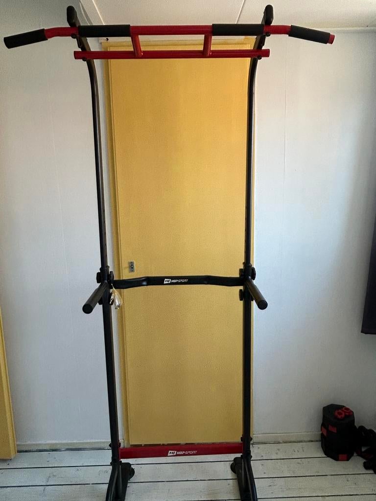 Hop-Sport Power Tower - Optrekstang & Dip Station, Ophalen of Verzenden, Zo goed als nieuw, Armen, Overige typen