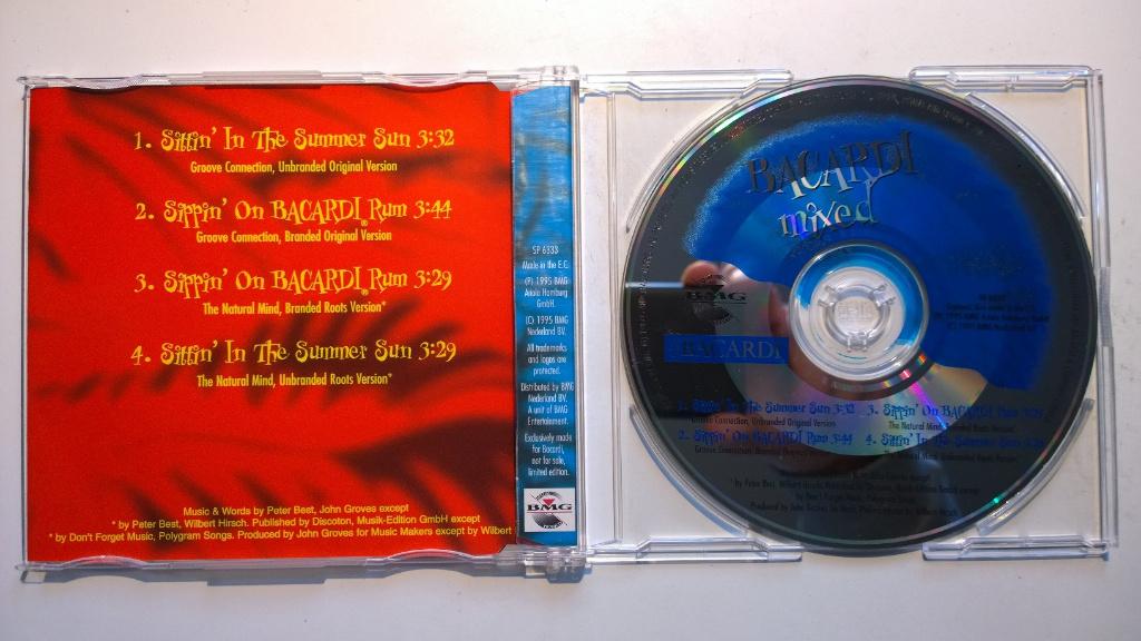 Groove Connection - Sippin' On Bacardi Rum, Cd's en Dvd's, Maxi-single, Ophalen of Verzenden, Zo goed als nieuw, 1 single