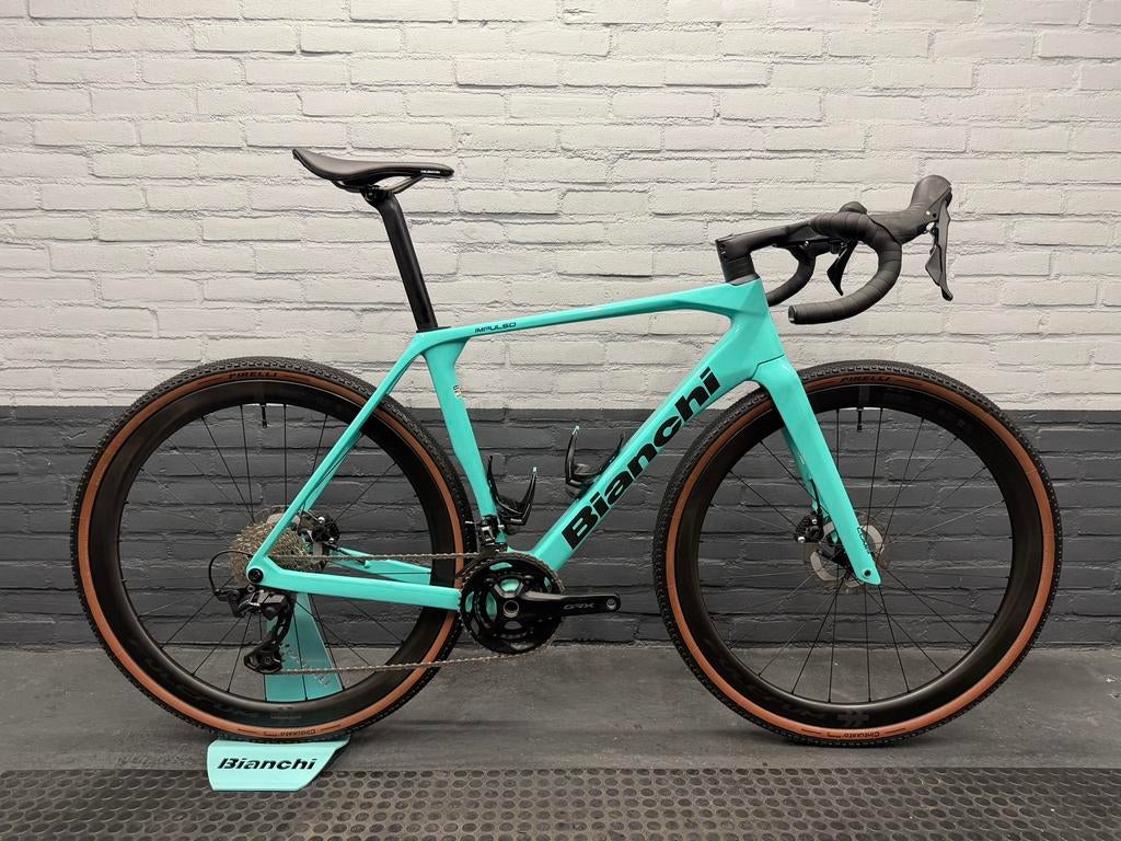 Bianchi Impulso Comp Gravelbike RC Cockpit Fullcrum Carbon, Fietsen en Brommers, Fietsen | Racefietsen, Carbon, Zo goed als nieuw