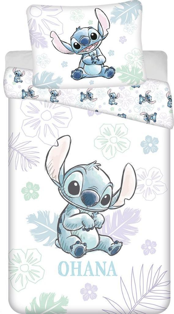 Stitch Baby / Peuter Dekbedovertrek 100 x 135 cm  - Disney, Kinderen en Baby's, Kinderkamer | Beddengoed, Meisje, Wit, Dekbedovertrek