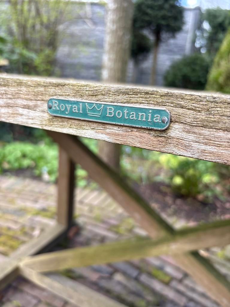 Royal Botania Teakhouten Tuintafel - Gebruikt, Tuin en Terras, Ophalen, Gebruikt, Rechthoekig, Teakhout
