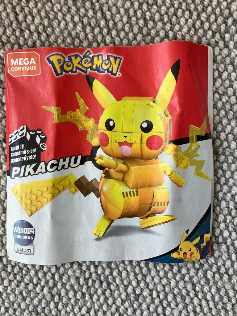 Pokemon puzzel - mega construx, Ophalen of Verzenden, Zo goed als nieuw