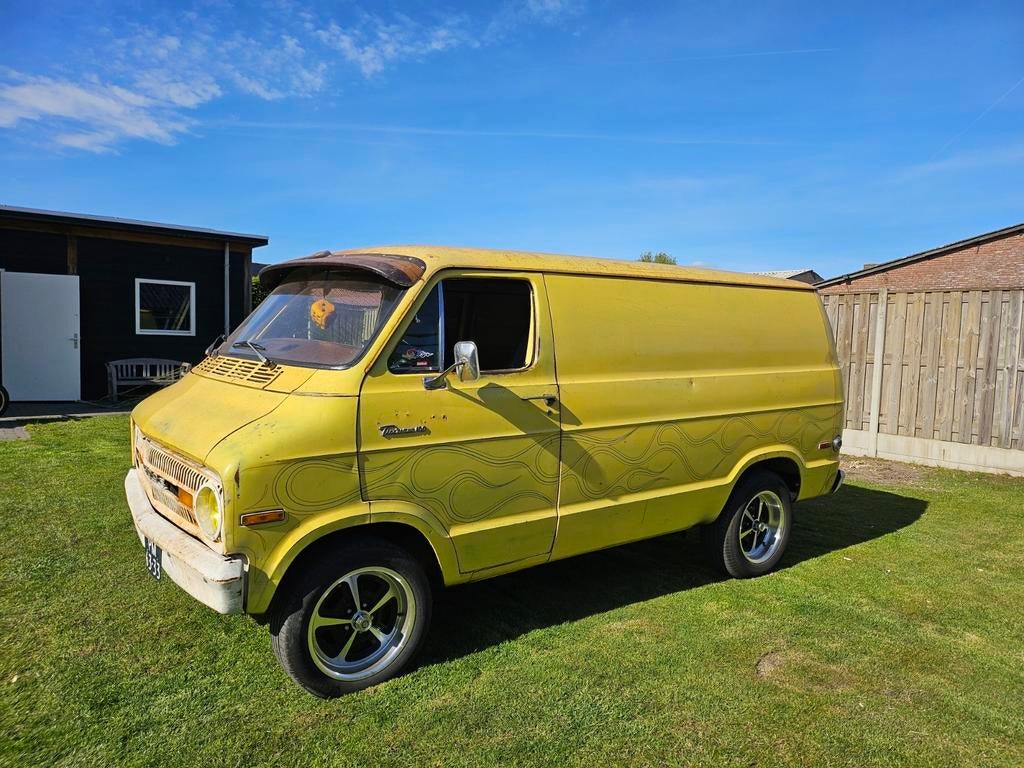 Dodge B100 1972, Auto's, Automaat, Overige kleuren, 152 pk, Geïmporteerd