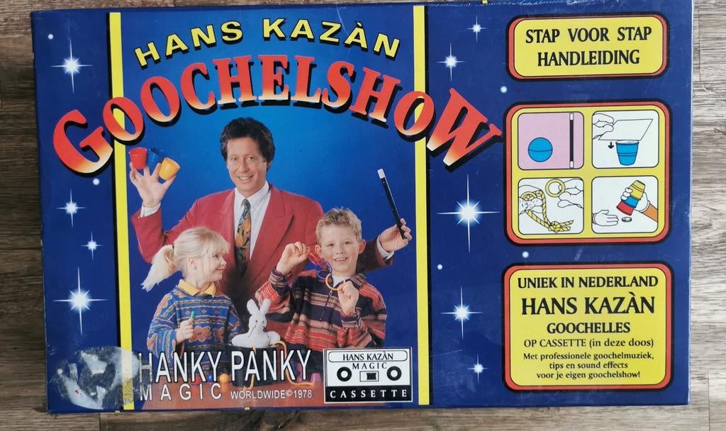 Goochelshow/ Goocheldoos Hans Kazan, Ophalen of Verzenden