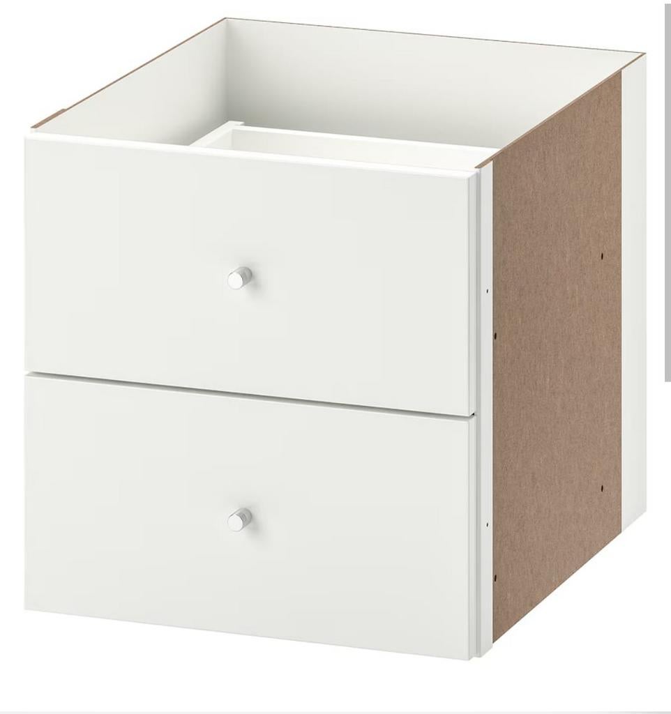 Ladeset inzet wit kallax vakkenkast ikea, Huis en Inrichting, Ophalen, Minder dan 50 cm, Zo goed als nieuw, Minder dan 100 cm