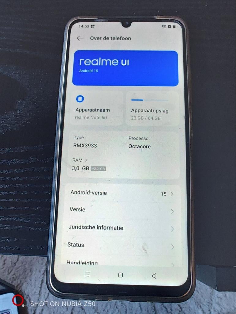 Realme Note 60 Zo Goed Als Nieuw - Android 15, 64GB, Overige modellen, Ophalen of Verzenden, Zo goed als nieuw, Zonder simlock