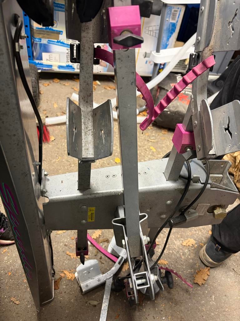 Fietsendrager voor 2 fietsen op trekhaak, Ophalen of Verzenden, 2 fietsen, Gebruikt, Trekhaakdrager