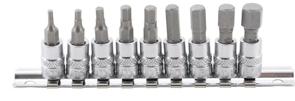 Bit doppen set inbus engels 1/4" 9-delig BGS, Ophalen of Verzenden, Nieuw