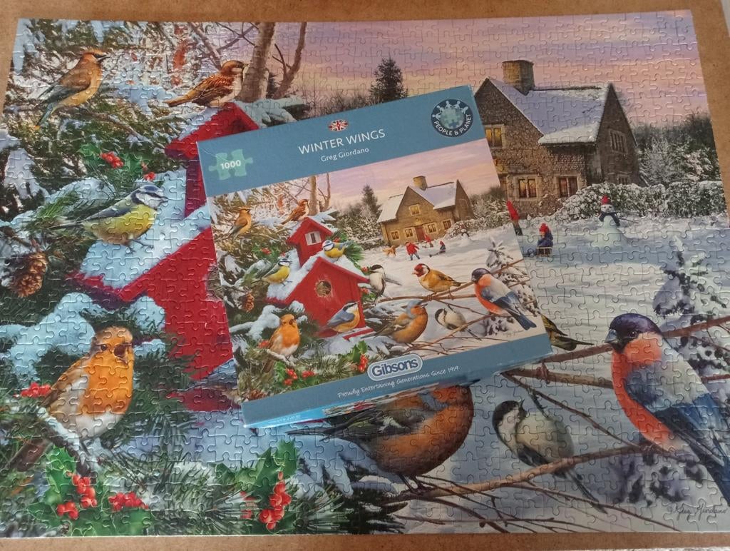 Gibsons puzzel, 1000 stukjes, Ophalen of Verzenden, 500 t/m 1500 stukjes, Zo goed als nieuw