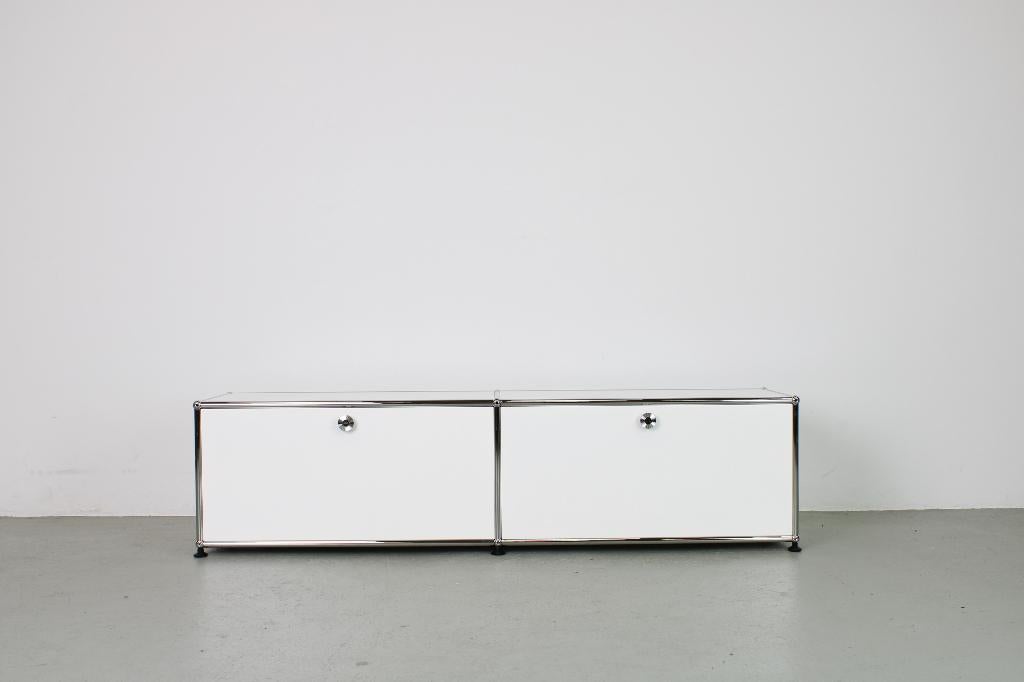 USM Haller tv-meubel, 150/35/35 cm, Pure White, Ophalen, 150 tot 200 cm, Zo goed als nieuw, Minder dan 100 cm