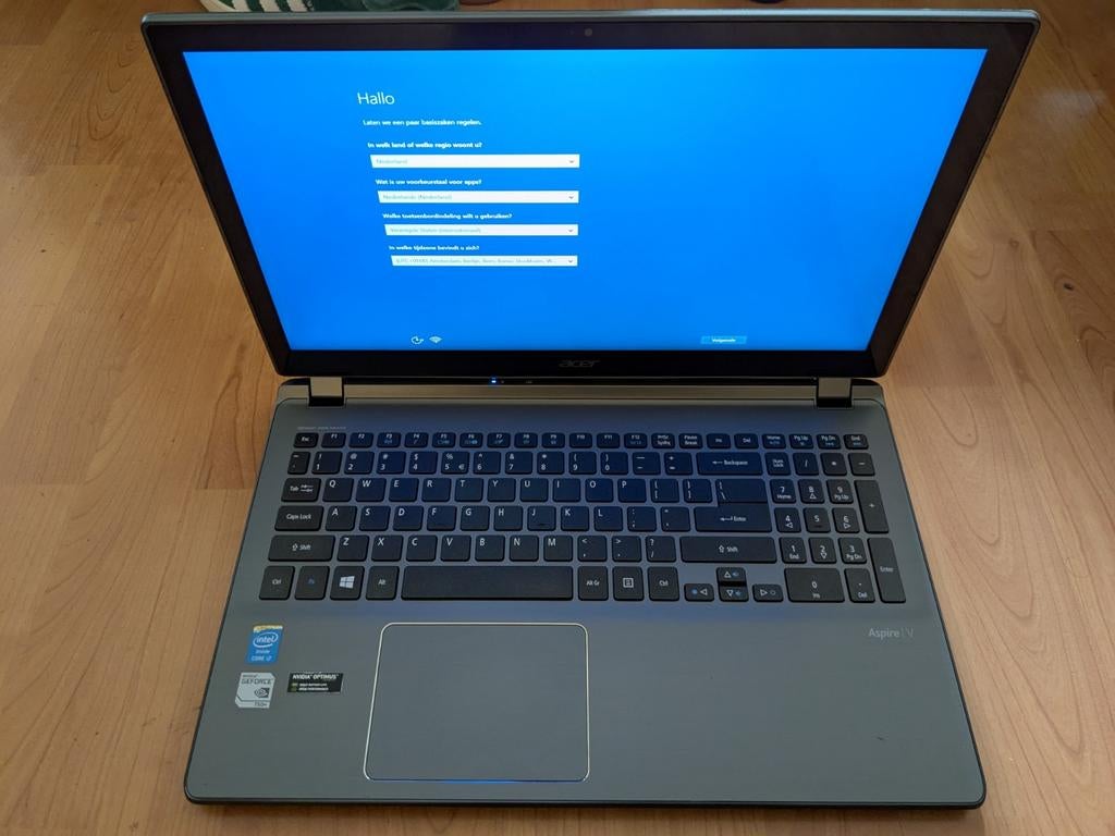 Acer Aspire V7 laptop, Computers en Software, Windows Laptops, 2 tot 3 Ghz, 15 inch, 8 GB, Ophalen of Verzenden