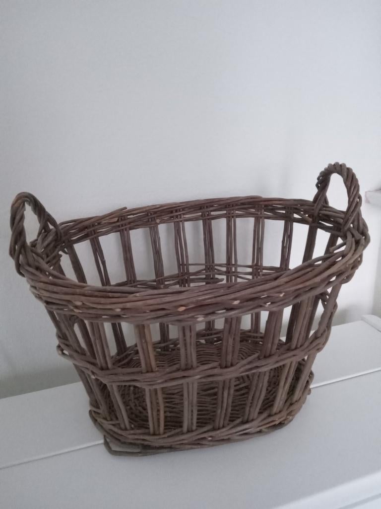 Rieten mand te koop, Gebruikt, Mand, Ophalen of Verzenden, Riet