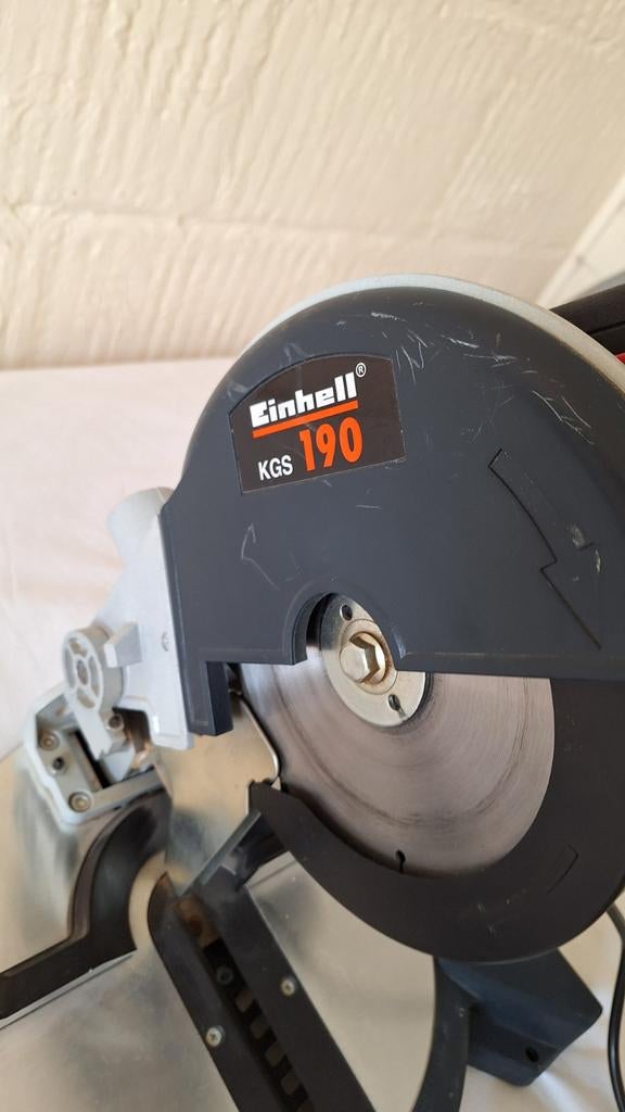 Einhell KGS 190 Afkortzaag - Compact en Krachtig, Ophalen of Verzenden, Gebruikt, 600 tot 1200 watt, Afkortzaag