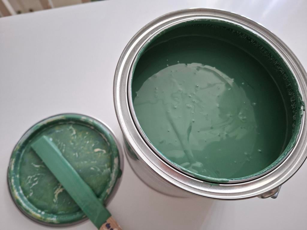 Ongebruikte pot muurverf Gamma, Ophalen