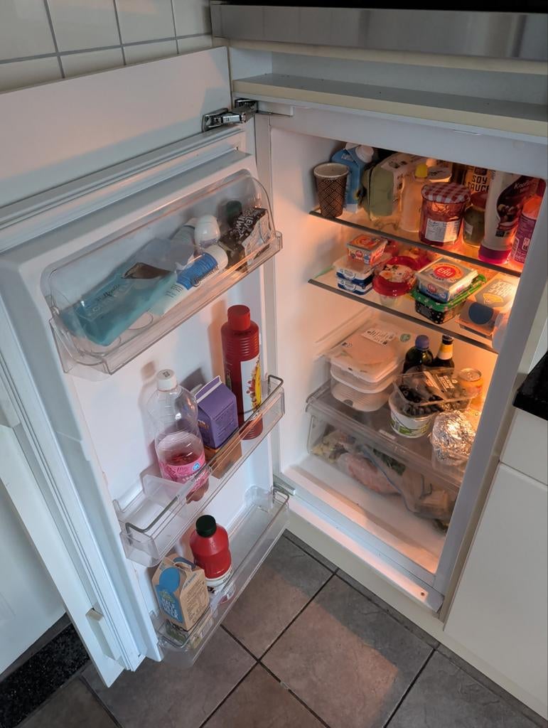 Inbouw koelkast, Ophalen