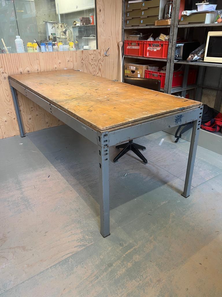 werkplaats tafel, Ophalen of Verzenden, Gebruikt, 70 tot 120 cm