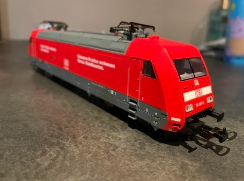 Piko BR 101 DB Locomotief - Gelijkstroom Analoog, Overige merken, Ophalen of Verzenden, Zo goed als nieuw, Analoog