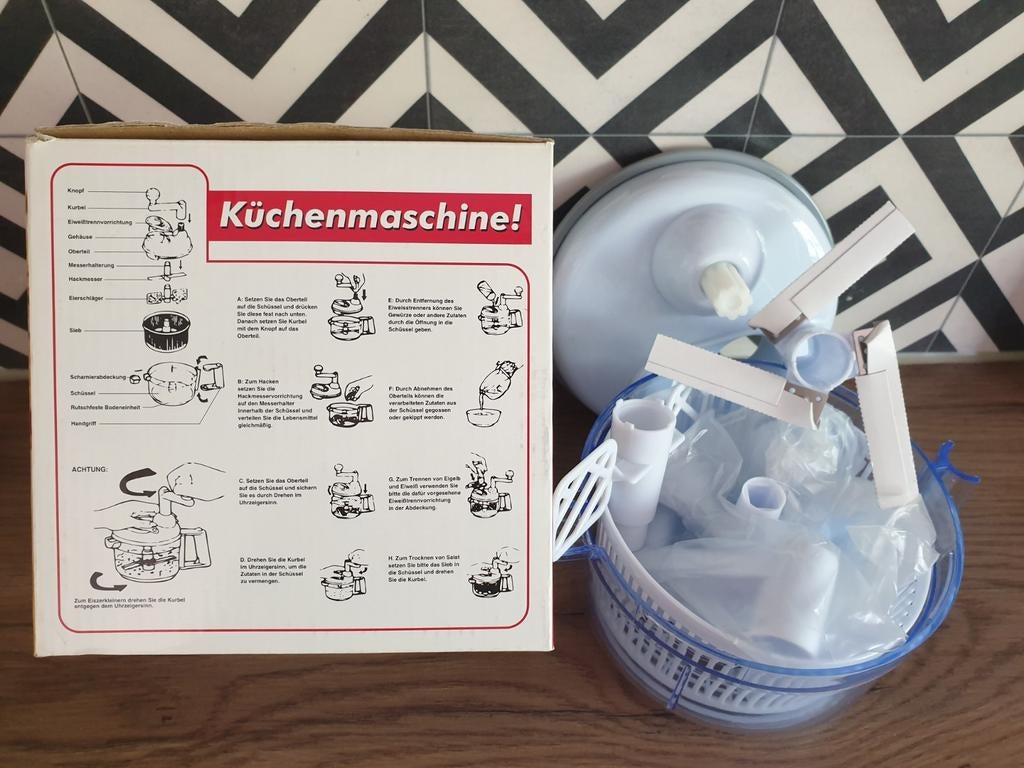 Draadloze keukenmachine met vele mogelijkheden., Overige typen, Ophalen of Verzenden, Nieuw